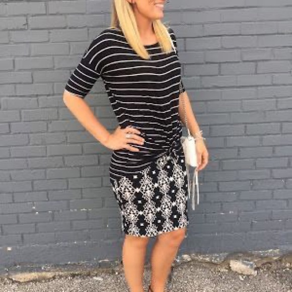 Tan and black ribbed Irma - Picture 3 of 6